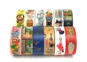 Masking tape 12 roll set Vertical mass set 15mm x 7m WORLD CRAFT