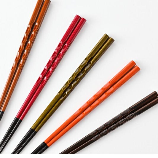Wakasa lacquered chopsticks set of 5　23cm