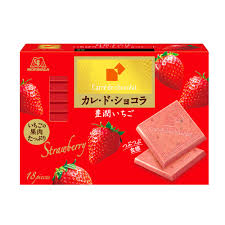 Morinaga Carré de chocolat Strawberry Flavor 18 pieces (87g)